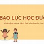 Bạo Lực Học Đường Là Gì Khái Niệm