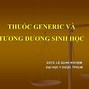 Tương Đương Sinh Học